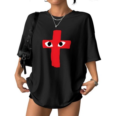 Unisex 35/65 Cotton-Polyester Blend Tee Premium Comfort Crewneck