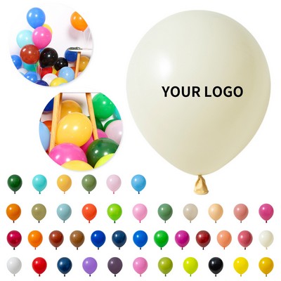 Ten Inch Diameter Customizable Latex Balloon Super Tough Rubber