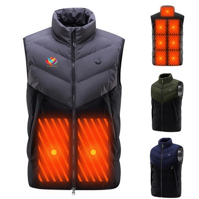 Electric Heated Vest - 9 Heating Zones