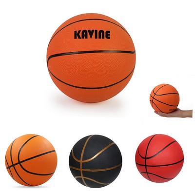 9.5" Mini Rubber Bounce Basketball