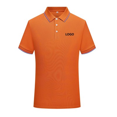 Knitted Polo Short Sleeve Shirt with collar