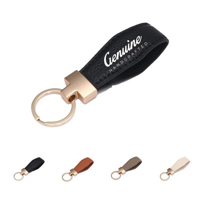 Genuine Cowhide Leather Keychain