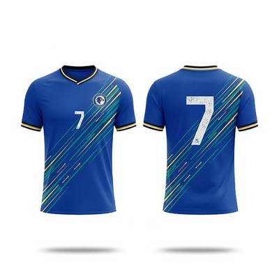 Sublimation Premium Poly Spandex Soccer Jersey - Men Women