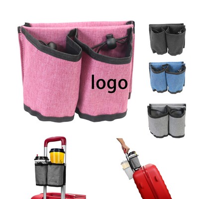 Durable Oxford Luggage Cup Holder with Adjustable Strap