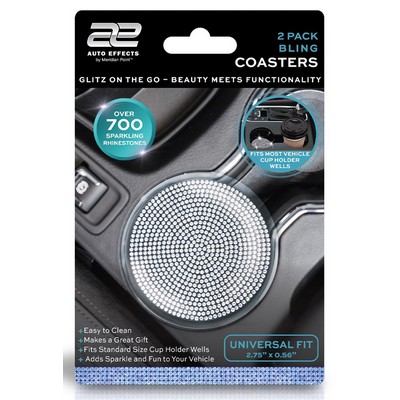 2 Pack Bling Coasters