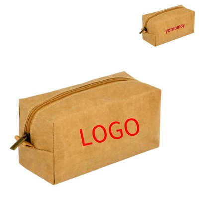 Premium Kraft Paper Cosmetic Bag