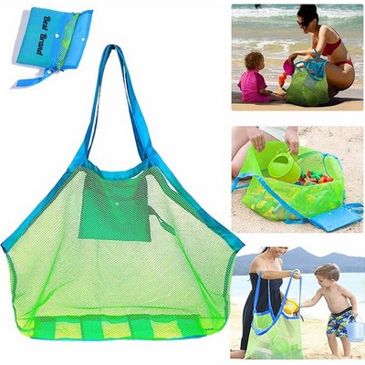 Mesh Beach Sand Toy Tote Bags