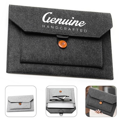 Shock Absorbing Felt Laptop Bag