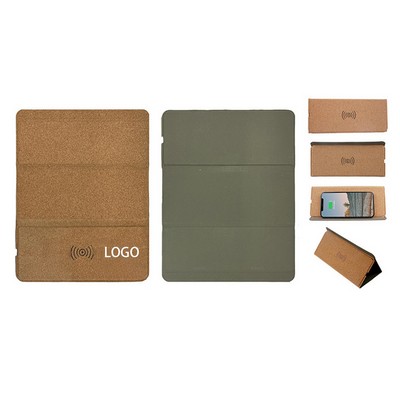 Multifunctional Cork Wireless Mouse Pad