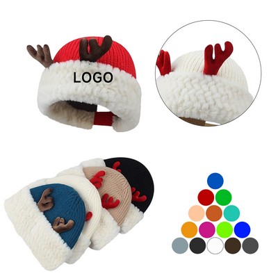 Reindeer Knit Hat
