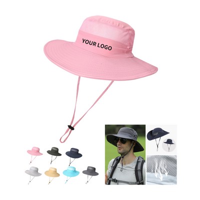 Breathable UV Protection Wide-Brim Sun Hat