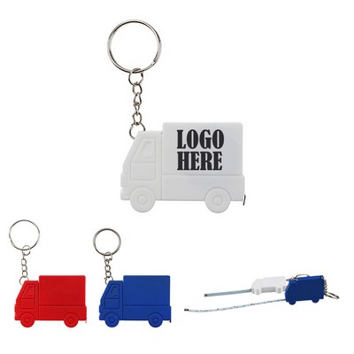 Truck Shape Tape Measure Keychain