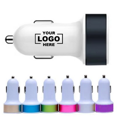 Mini USB Dual Port Car Charger