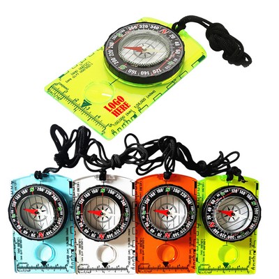 Multifunctional Compass With Map Ruler