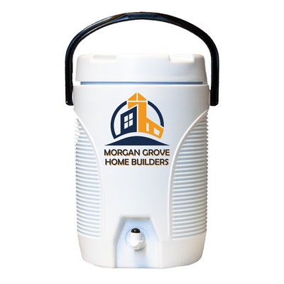 3-Gallon NYC® Atlas Beverage Cooler - White