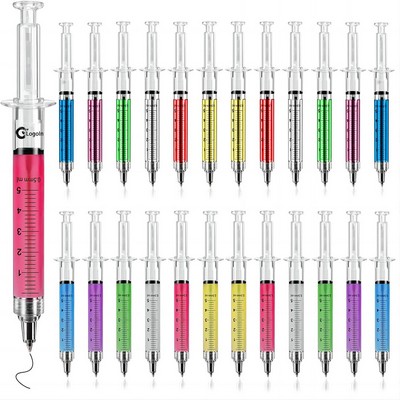 Novelty Syringe Ballpoint Pen for Nurses & Medical Office