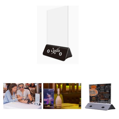 LED Acrylic Menu Power Bank