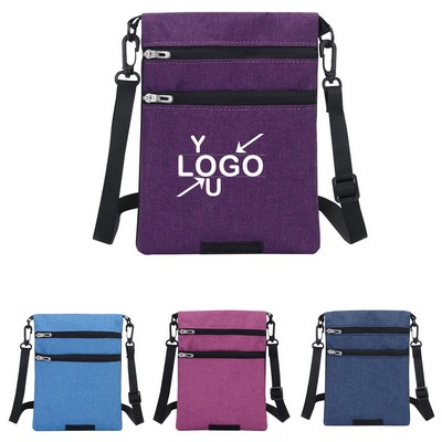 Zippered Pouch Smartphone Holder