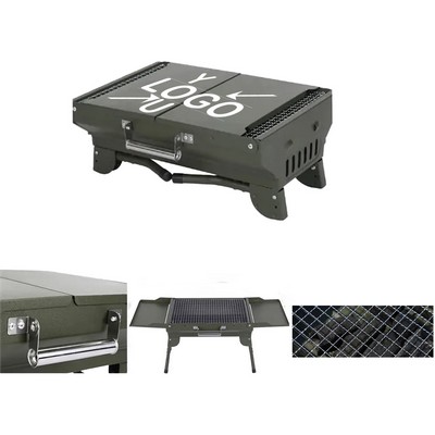 Foldable Portable Charcoal BBQ Grill