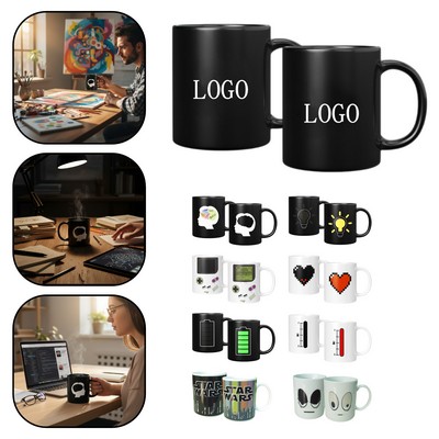 Creative Color Changing Ceramic Mug 14 oz