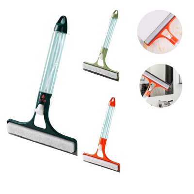 Silicone Glass Cleaning Wiper w/ Sprayer