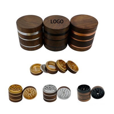 4-Piece Wooden Herb Grinder