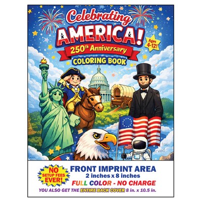 America's 250th Anniversary Imprint Coloring Book