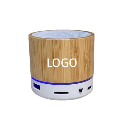 Light Up Bamboo Speaker