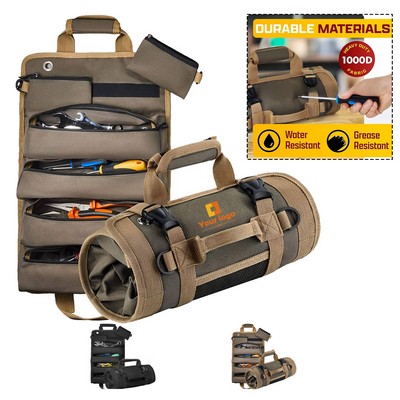 Outdoor Use Tactical Tool Roll Bag Organizers