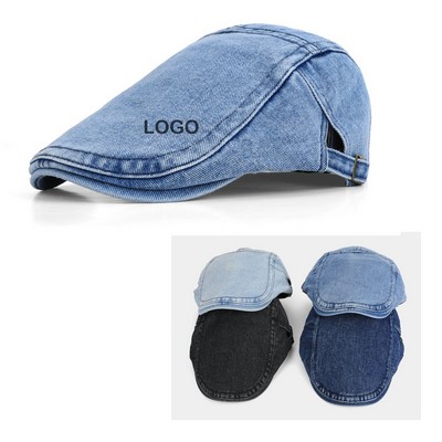Cotton Denim Baseball Cap