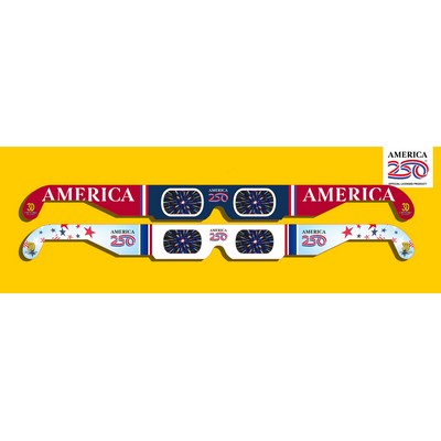 AMERICA 250™ 3D Fireworks Glasses, Stock