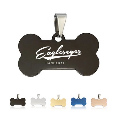 Bone Shape Pet ID Tag