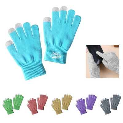 Winter Touch Screen Knit Gloves