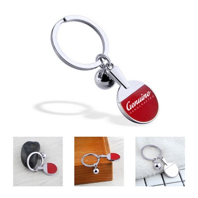 Table Tennis Bat Key Chain