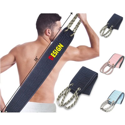 Back Scrubber for Shower Double-Sided Back with Handles