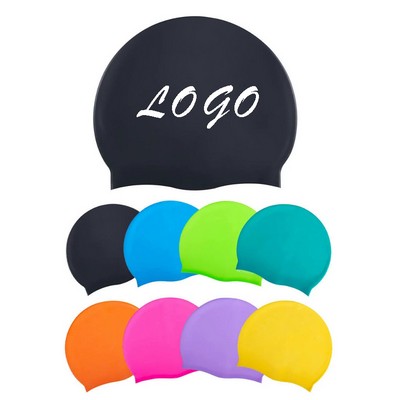 High Elasticity Adult Silicone Swimming Cap