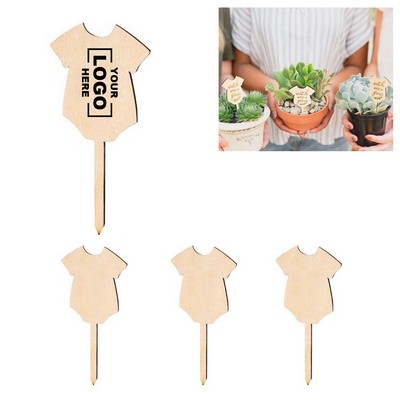 30Pcs Wooden Garden Plant Labels