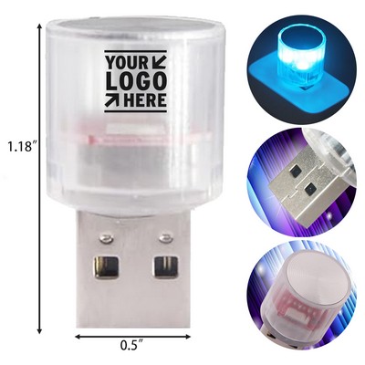 USB LED Car Interior Night Light
