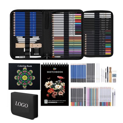 76 Pack Drawing Set Sketching Kit 