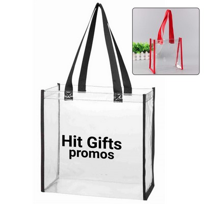 Clear Vinyl Tote Bag