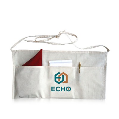 Three-Pocket 6 oz. Cotton Canvas Waist Apron