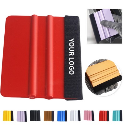 Full Color PP Plastic Car Film Card Squeegee with Film Edge