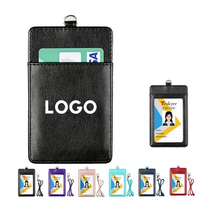 PU Multi-Function ID Card Holder