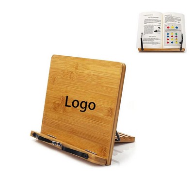 Multi-function Bamboo Bookstand & Holders for Reading