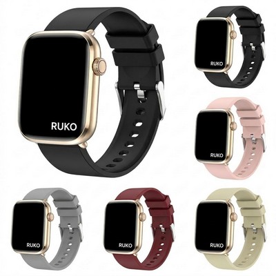 Full Color Touch Screen Smart Watch with Health and Fitness Tracking