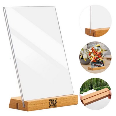 Clear Table Display Stand