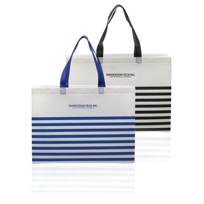 Seaside Striped Tote Bag