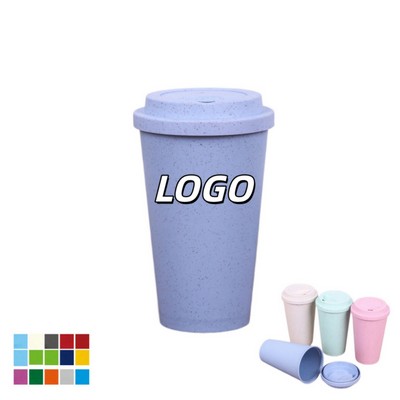 Eco Friendly Wheat Straw Travel Coffee Tumbler