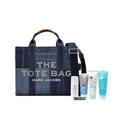 Marc Jacobs Denim Medium Tote Kit