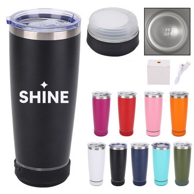 20 Oz Stainless Steel Tumbler W/ Bluetooth Speaker